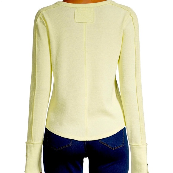Free people yellow long-sleeve - Picture 2 of 3